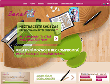 Tablet Screenshot of benefitit.cz